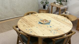 円形テーブルの製作38