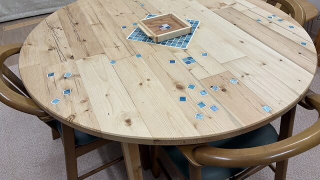 円形テーブルの製作39