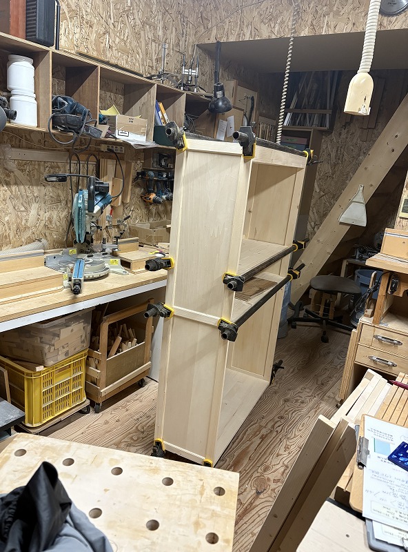 下駄箱の製作11