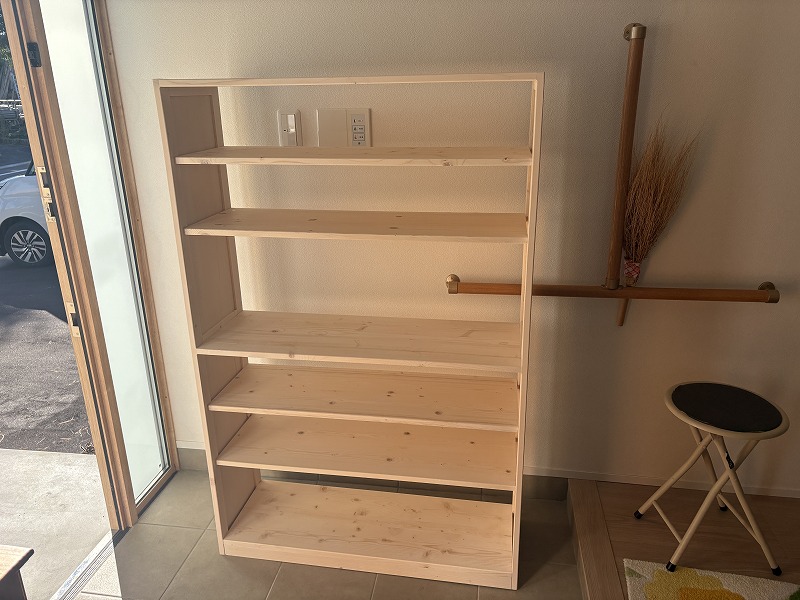 下駄箱の製作18