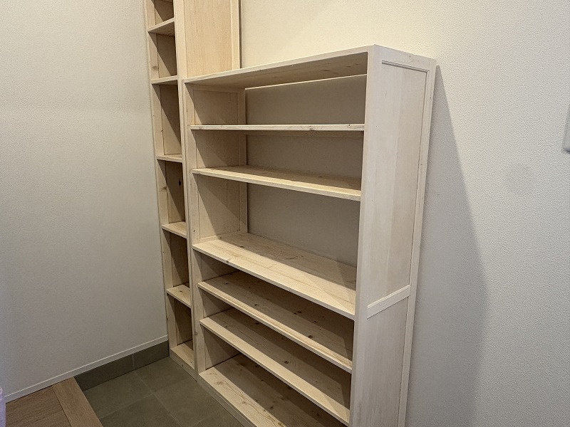 下駄箱の製作19