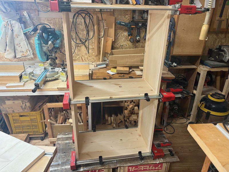 下駄箱の製作26