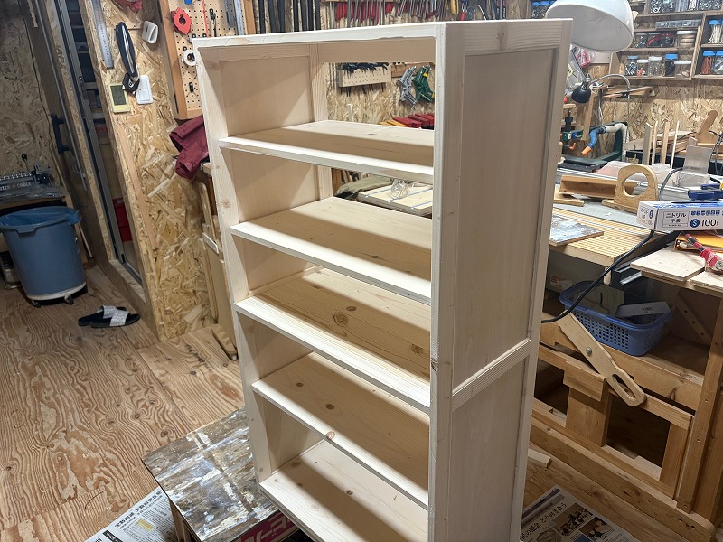 下駄箱の製作29