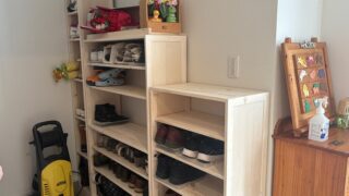 下駄箱の製作33