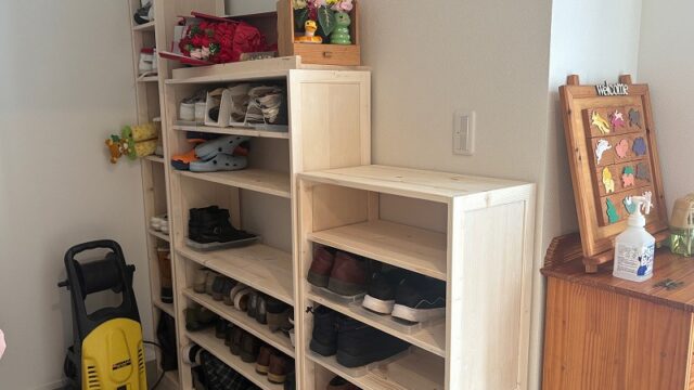下駄箱の製作33