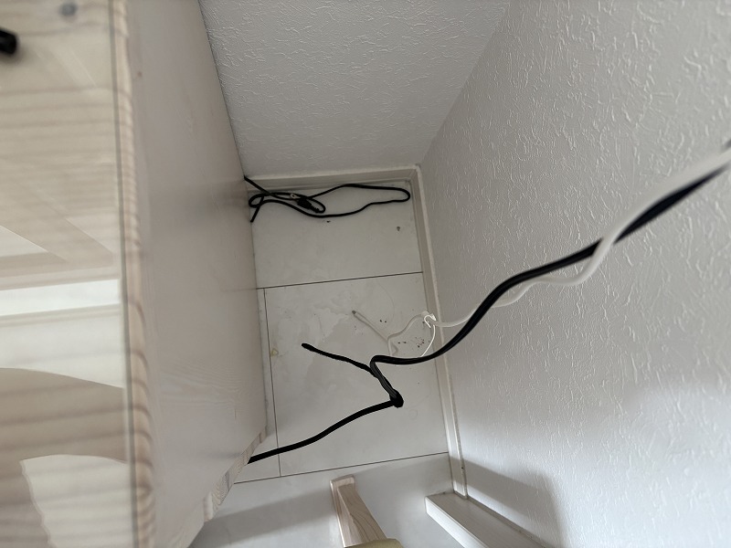 友人のサニタリーラック製作5