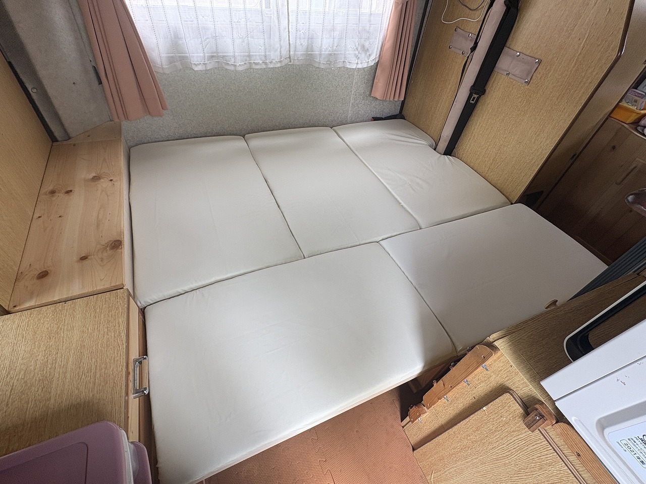 キャンピングカーベッドキットの製作17