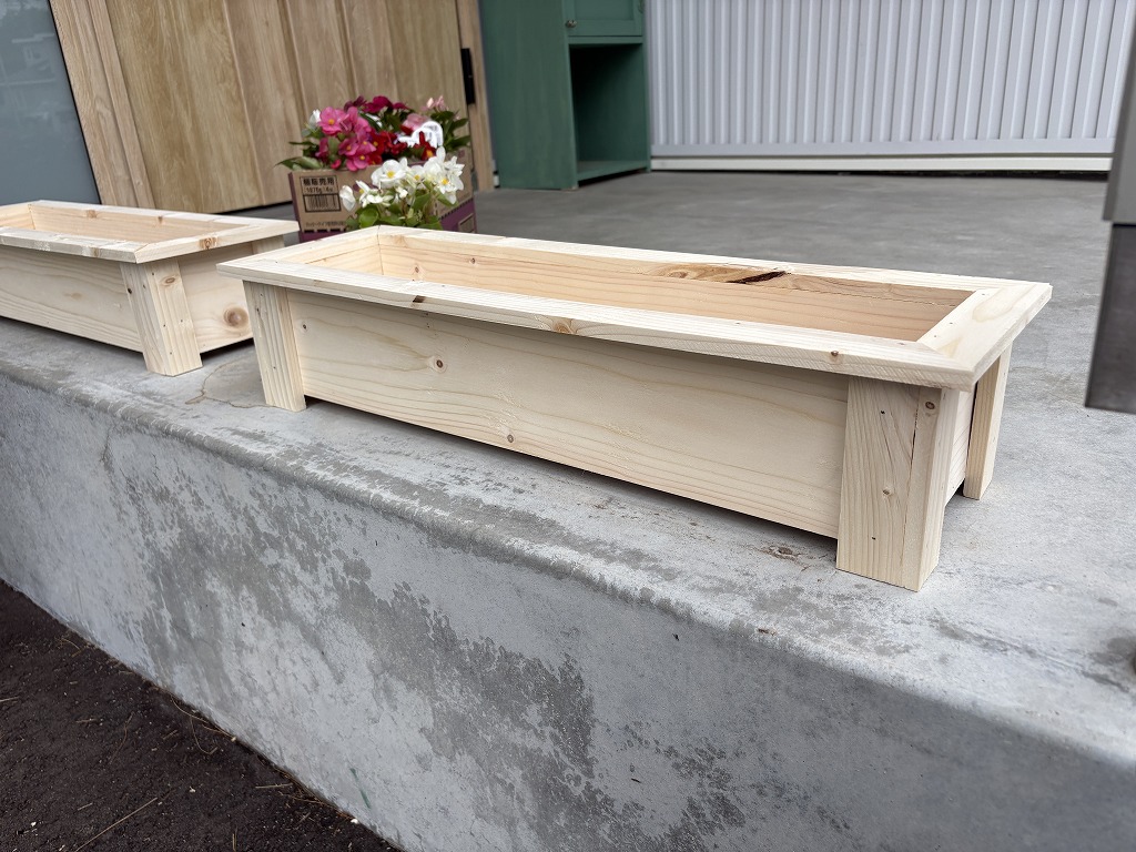 木製プランターの木工DIY46