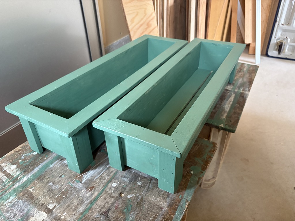 木製プランターの木工DIY48