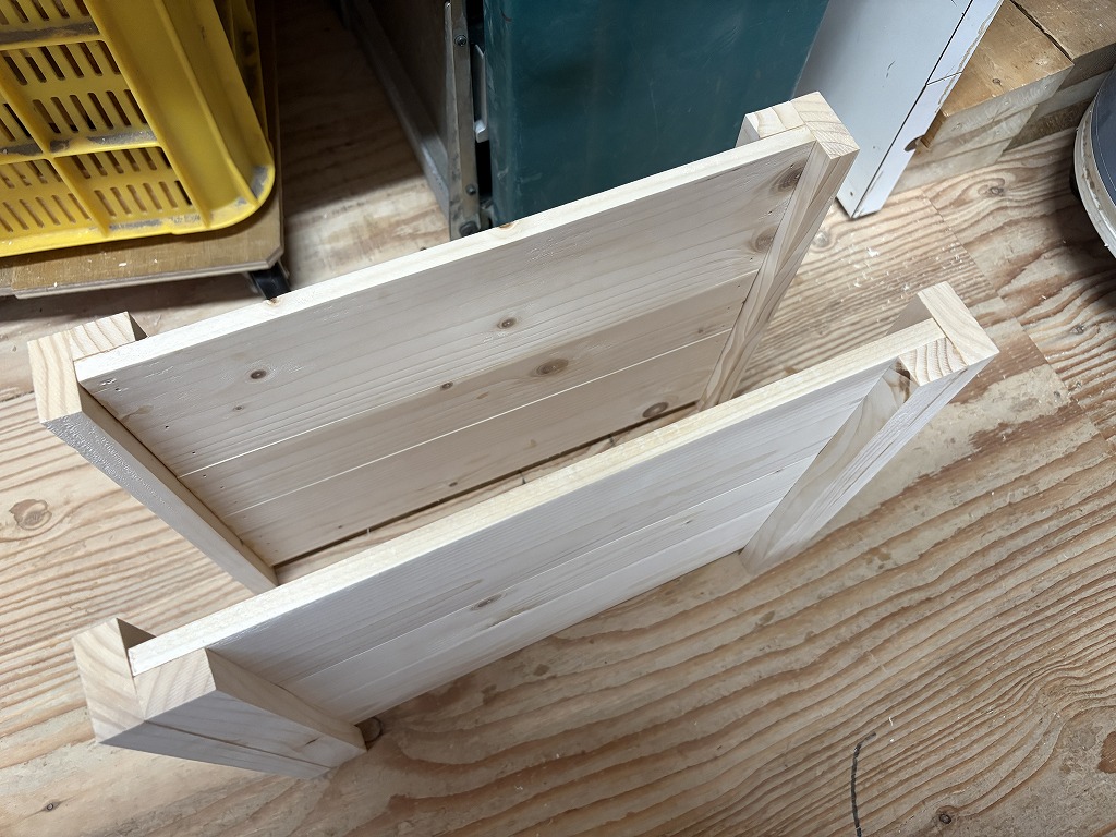 木製プランターの木工DIY8