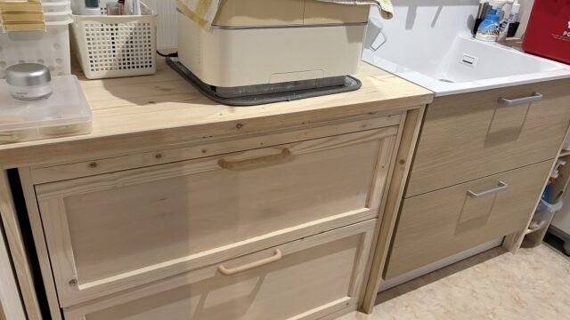 大型引き出しの木工DIY52